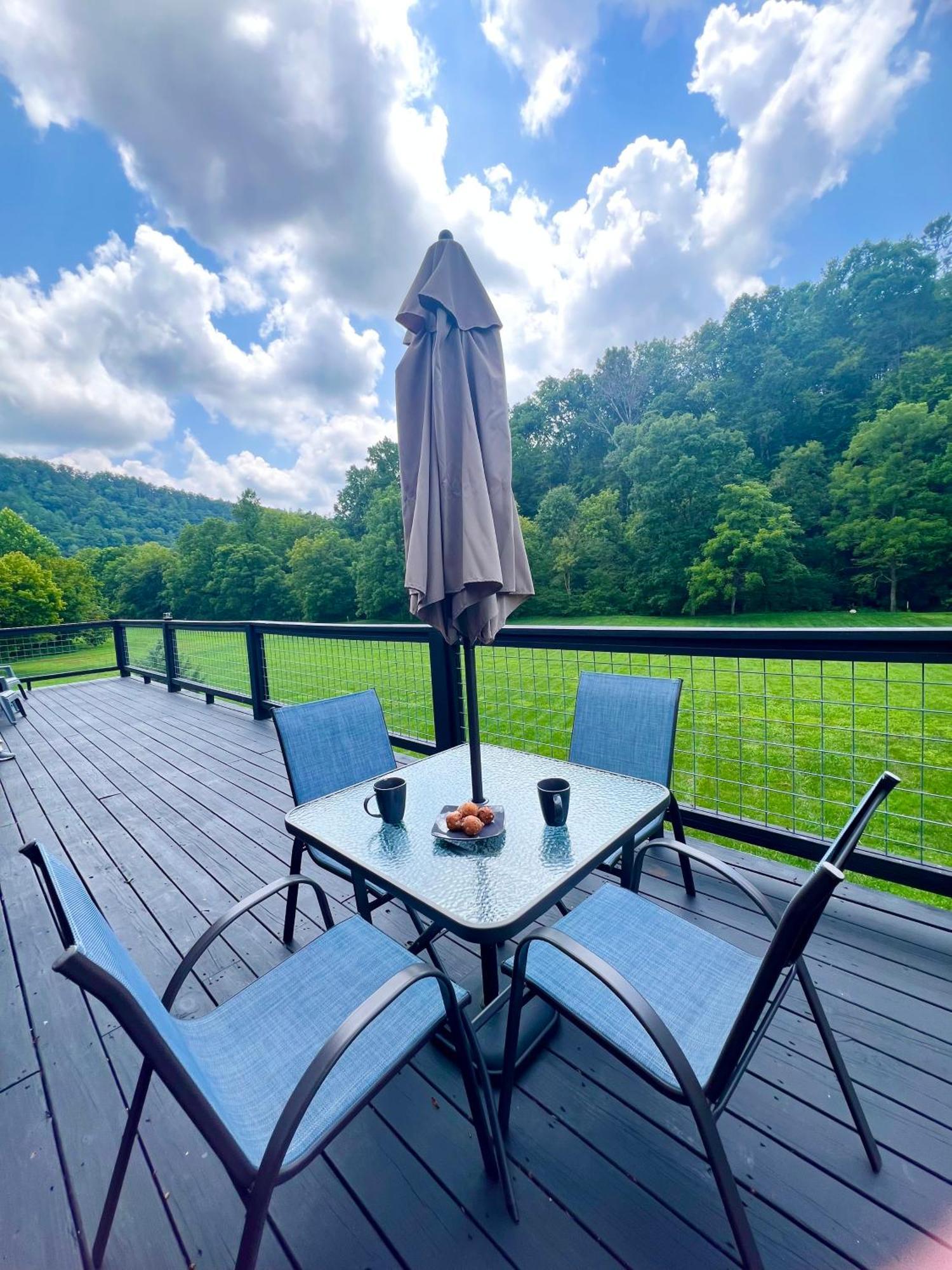 Firefly Fields 2-Acres With Guest House, Game Room, Mountain & River Views セバービル エクステリア 写真